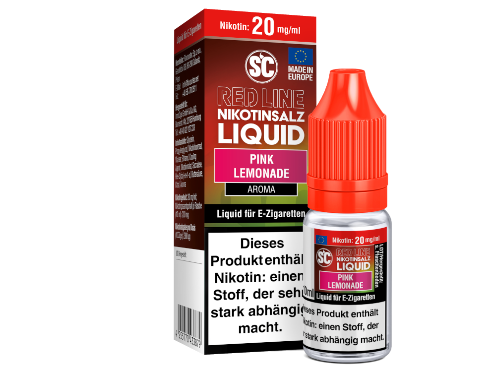 SC - Red Line - Pink Lemonade - Nikotinsalz Liquid - 20 mg/ml