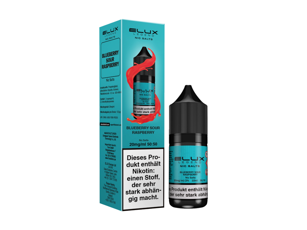 Elux - Nikotinsalz Liquid - Blueberry Sour Raspberry