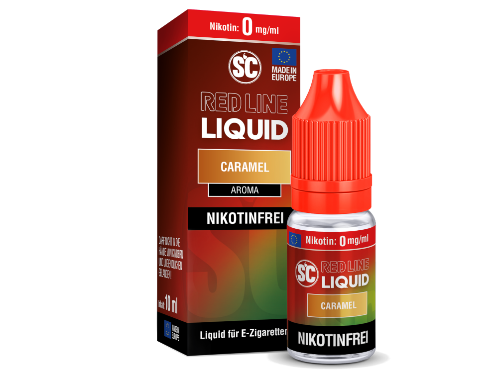 SC - Red Line - Caramel - Nikotinsalz Liquid - 0 mg/ml