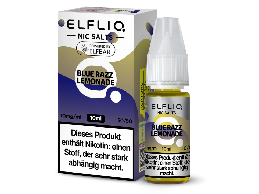 ELFLIQ - Blue Razz Lemonade - Nikotinsalz Liquid 10 mg/ml