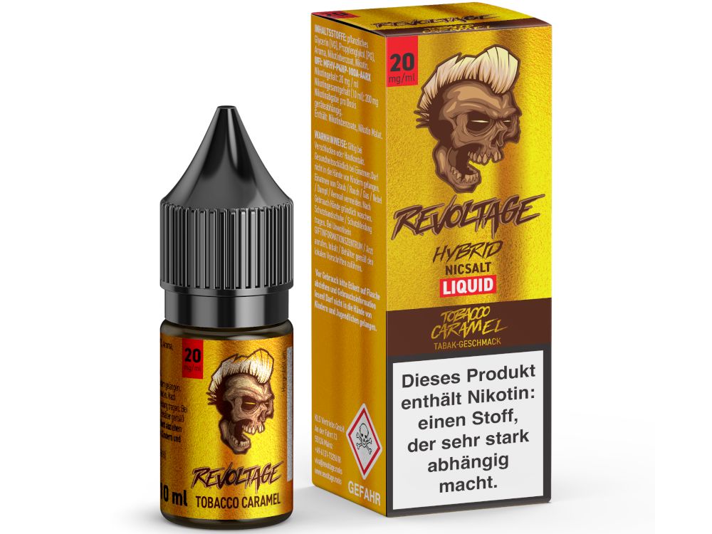 Revoltage - Hybrid Nikotinsalz Liquid - Tobacco Caramel - 20 mg/ml