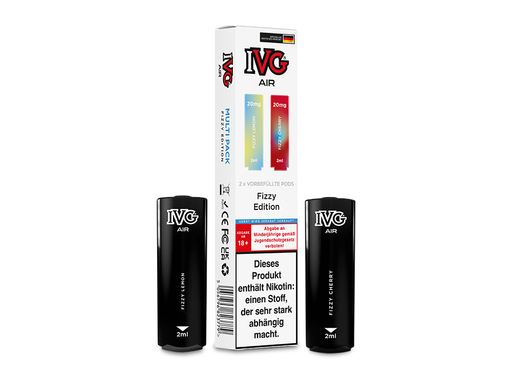 IVG AIR Pod Multi Flavour Edition - Prefilled - Fizzy Edition - 20 mg/ml