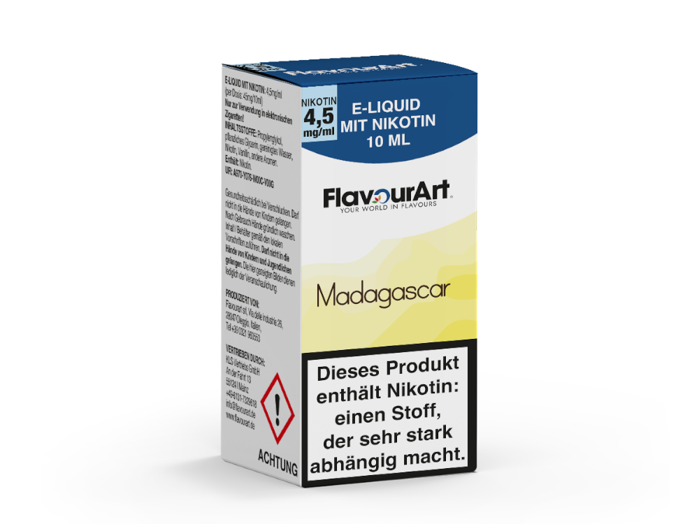 FlavourArt - E-Zigaretten Liquid - Madagascar - 4,5 mg/ml