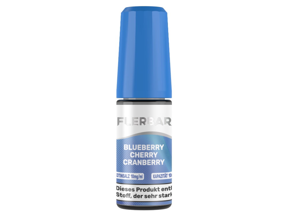 Flerbar Liquid - Nikotinsalz Liquid - Blueberry Cherry Cranberry - 10 mg/ml