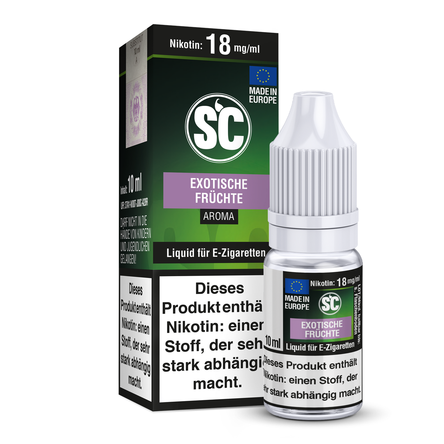 Exotische Früchte E-Zigaretten Liquid - 12 mg/ml