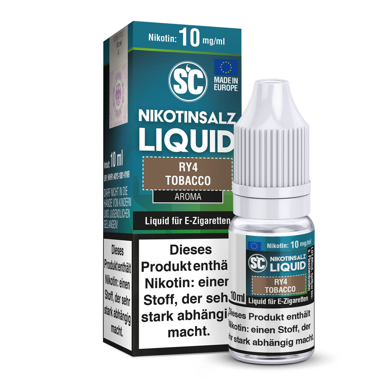 SC - RY4 Tobacco - Nikotinsalz Liquid - 10 mg/ml