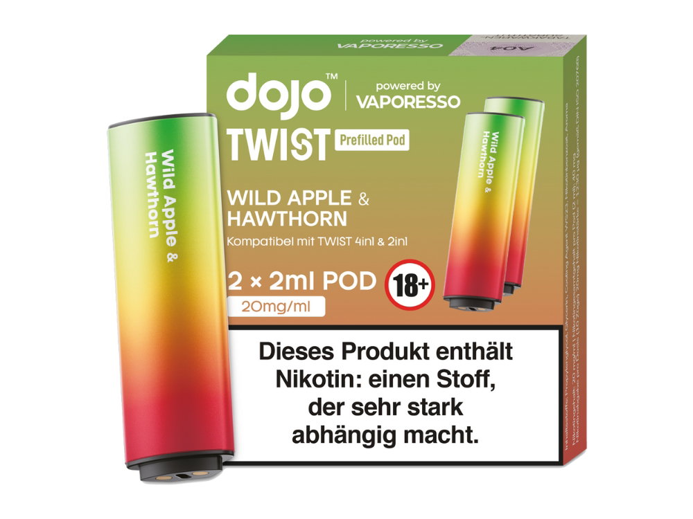 Vaporesso - Dojo - Twist Pod 20 mg/ml - Prefilled - Wild Apple Hawthorn