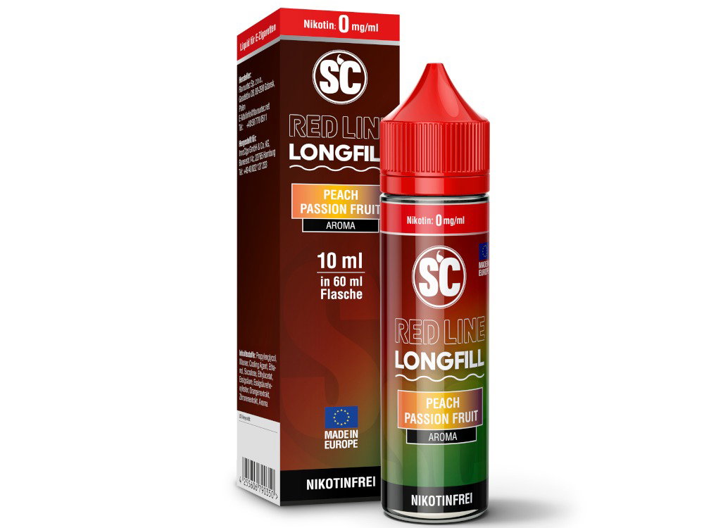 SC - Red Line Longfills 10 ml - Peach Passion Fruit V2