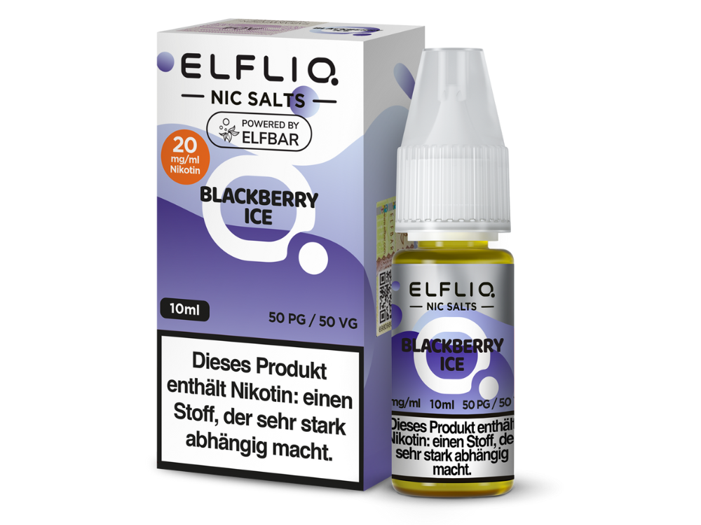 ELFLIQ Blackberry Ice Nikotinsalz 20 mg ELFLIQ Blackberry Ice Nikotinsalz 20 mg
