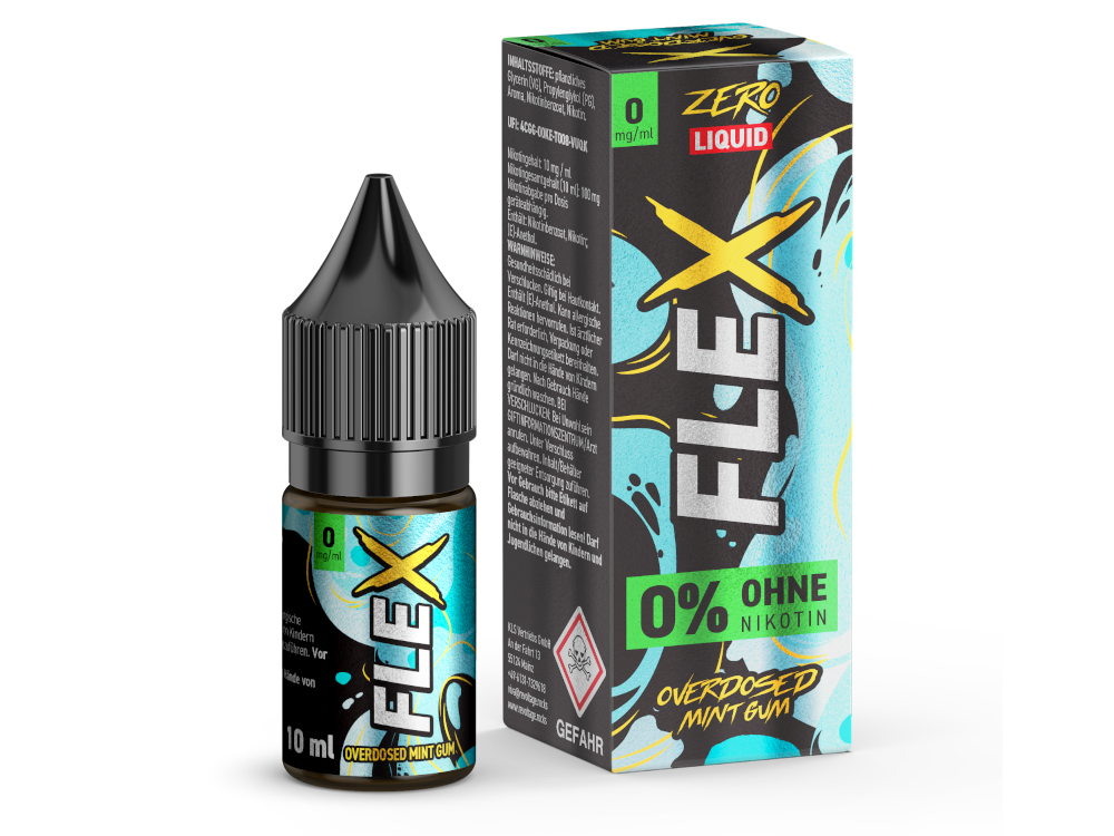 Revoltage - FLEX Nikotinsalz Liquid - Mint Gum - 0 mg/ml
