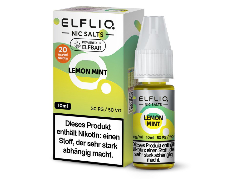 ELFLIQ - Lemon Mint - Nikotinsalz Liquid - 20 mg/ml