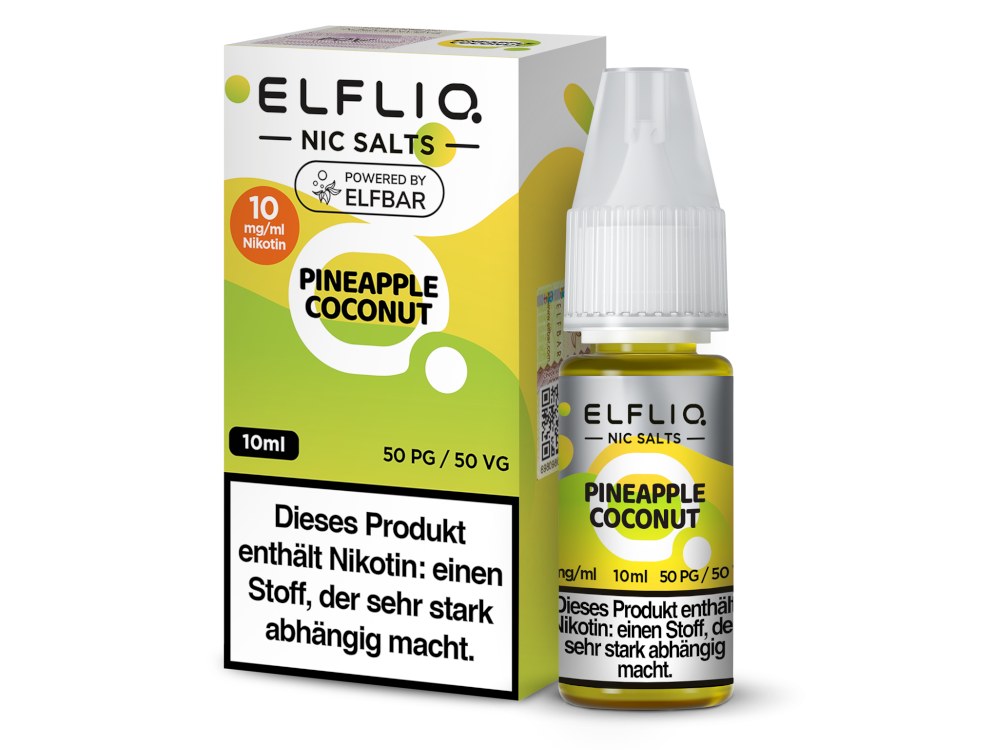 ELFLIQ - Pineapple Coconut - Nikotinsalz Liquid - 10 mg/ml