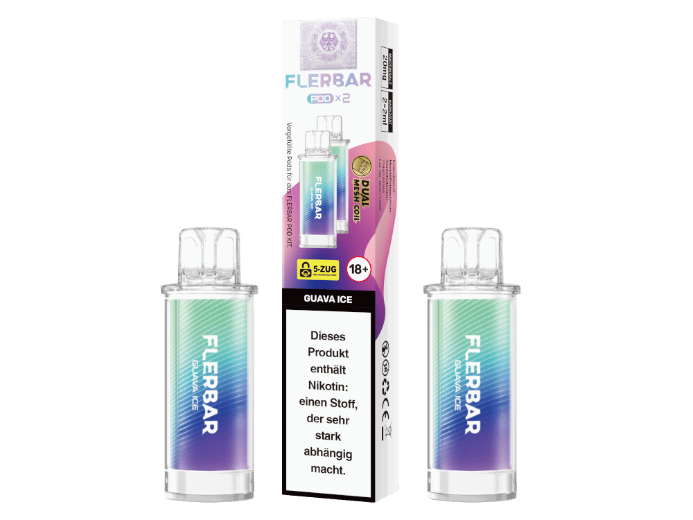 Flerbar - POD Guava Ice 20 mg/ml (2 Stück pro Packung) 10er Packung
