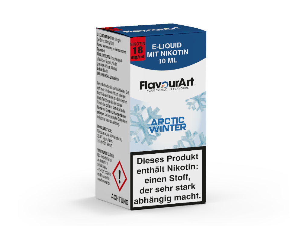 FlavourArt - E-Zigaretten Liquid - Arctic Winter - 18 mg/ml