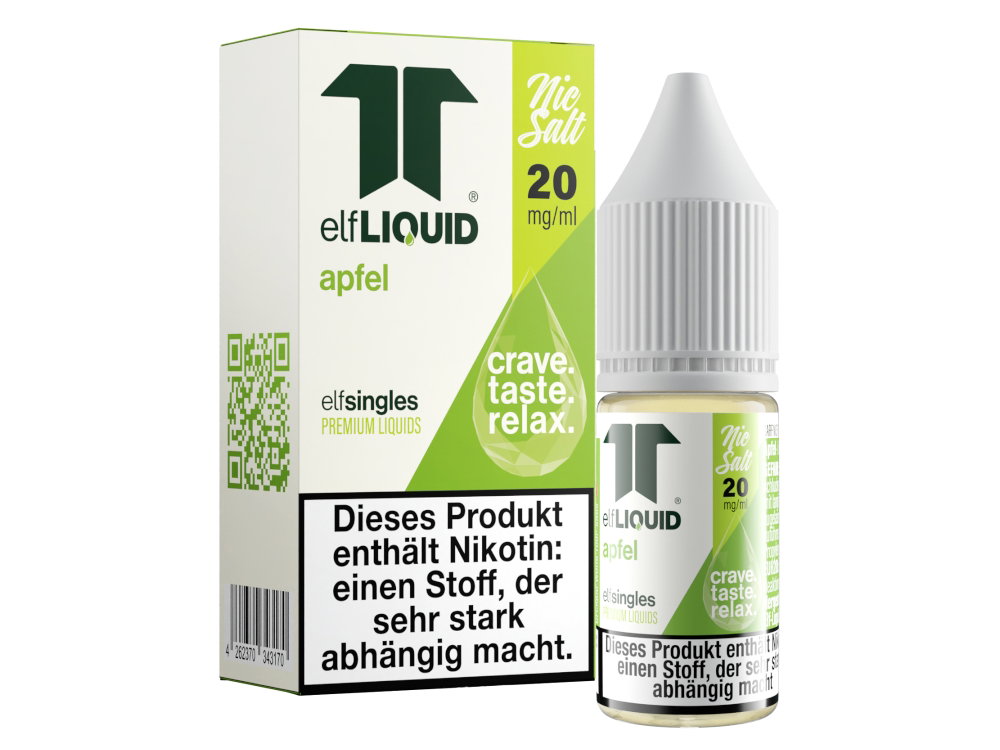 Elf-Liquid - Single - Nikotinsalz Liquid - Apfel - 20 mg/ml