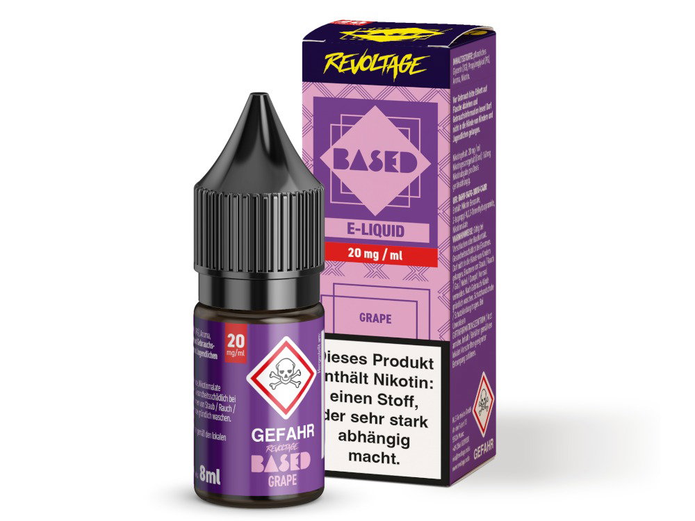 Revoltage - BASED - Hybrid Nikotinsalz Liquid - Grape - 20 mg/ml
