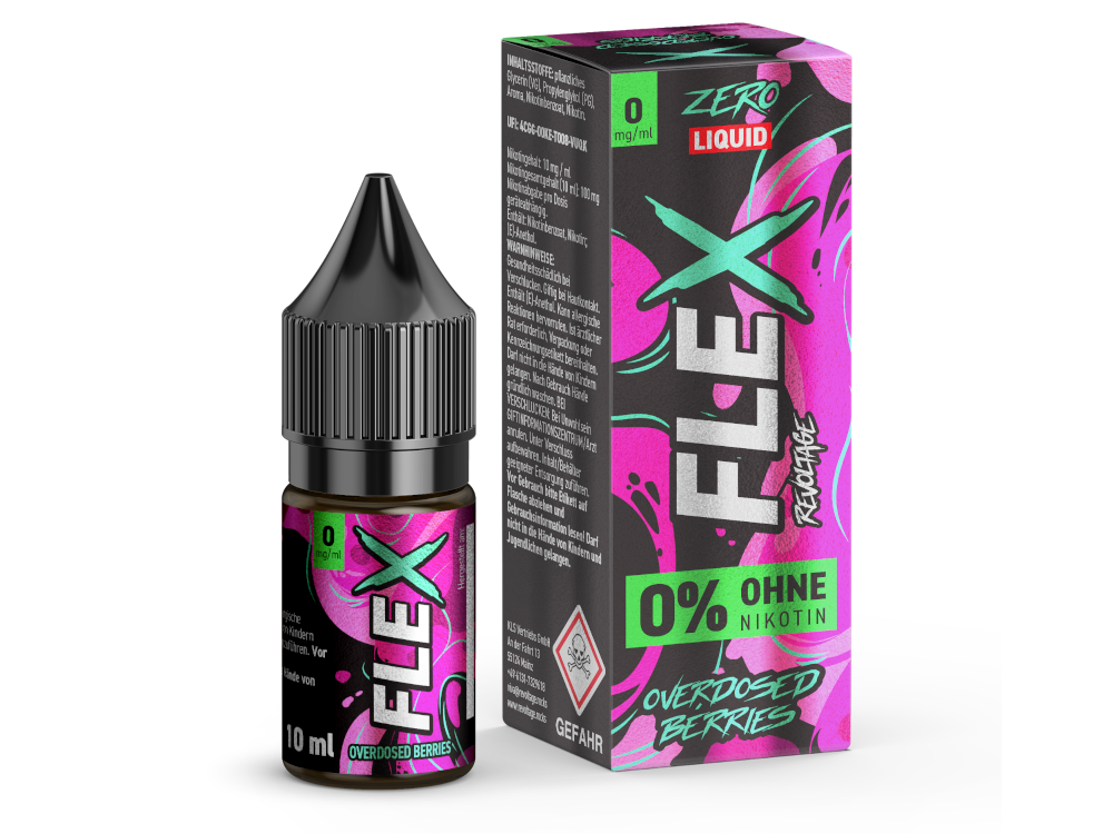 Revoltage - FLEX Nikotinsalz Liquid - Berries - 0 mg/ml