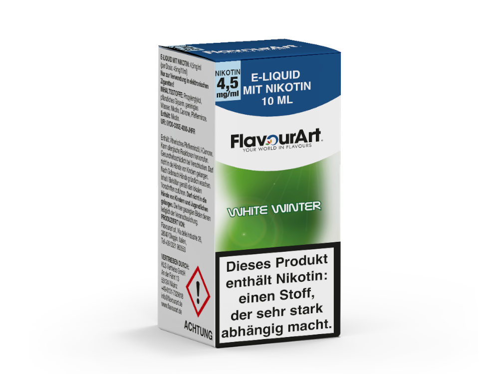 FlavourArt - E-Zigaretten Liquid - White Winter - 4,5 mg/ml