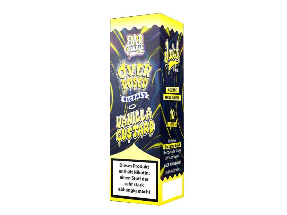 Bad Candy Liquids - Juicd - Nikotinsalz Liquid - Vanilla Custard - 10 mg/ml