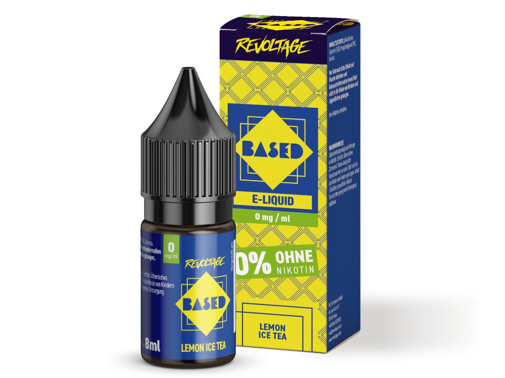 Revoltage - BASED - Hybrid Nikotinsalz Liquid - Lemon Ice Tea - 0 mg/ml