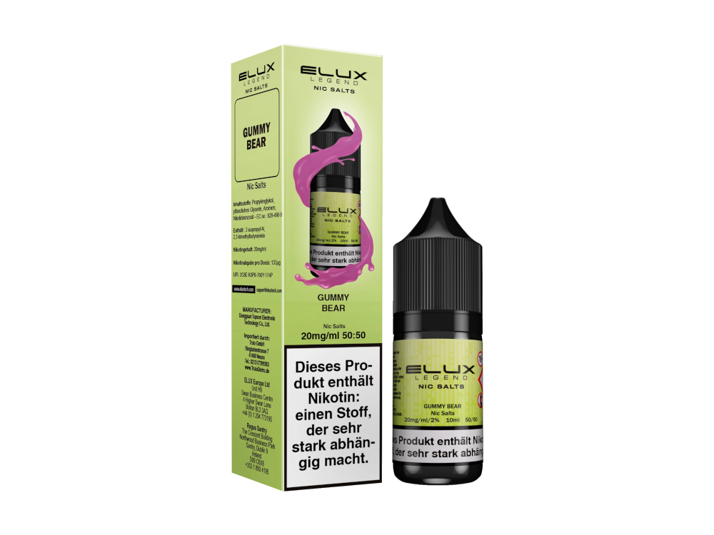 Elux - Nikotinsalz Liquid - Gummy Bear