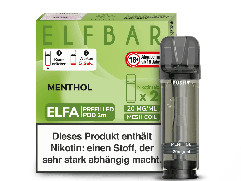 Elfbar Elfa Pod 20 mg/ml - Prefilled - Menthol