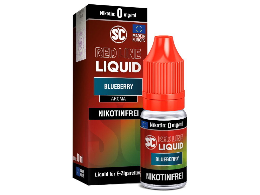 SC - Red Line Nikotin - Blueberry - 0 mg/ml