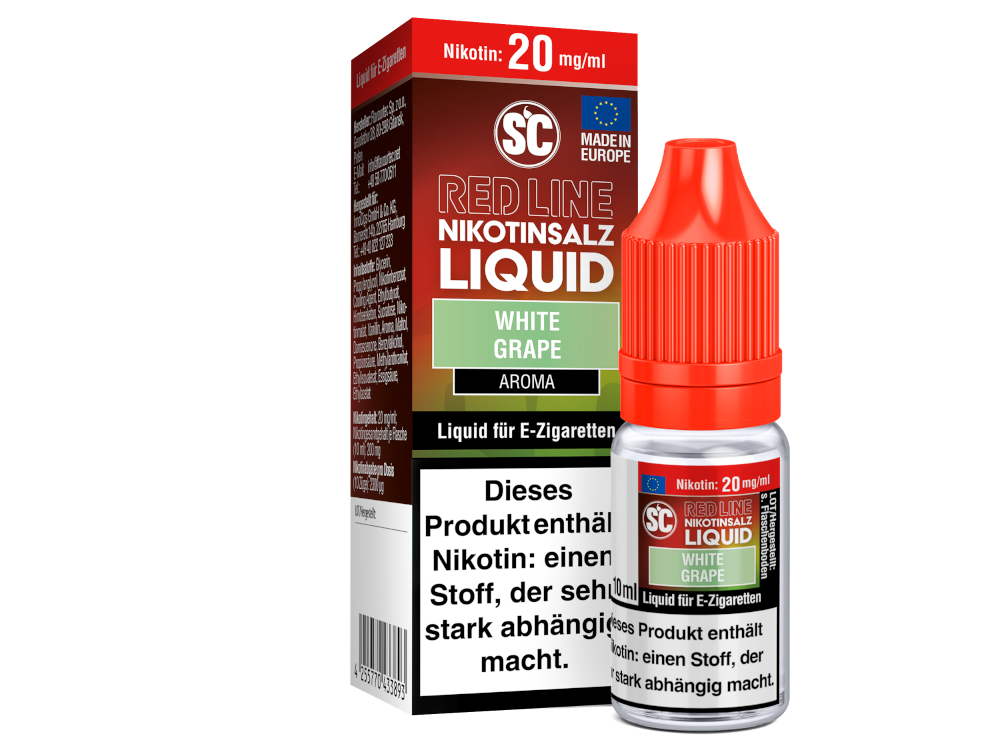 SC - Red Line - White Grape - Nikotinsalz Liquid - 20 mg/ml