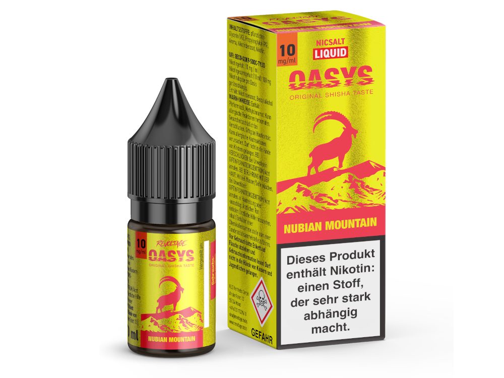 Revoltage OASYS - Hybrid Nikotinsalz Liquid - Nubian Mountain - 10 mg/ml