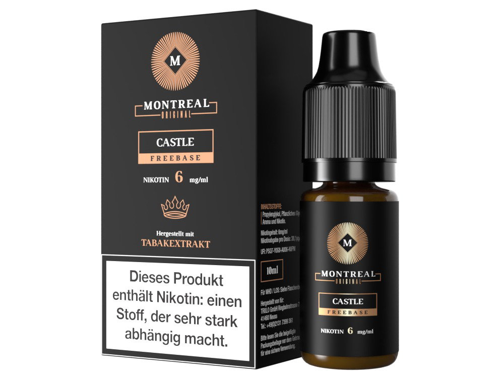 Montreal Original - E-Zigaretten Liquid - Castle - 6 mg/ml