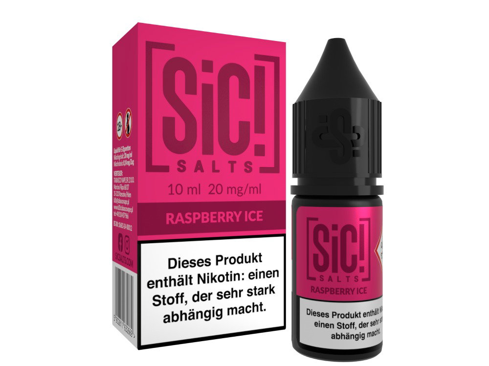SiC! Salts - Nikotinsalz Liquid - Raspberry Ice - 20 mg/ml