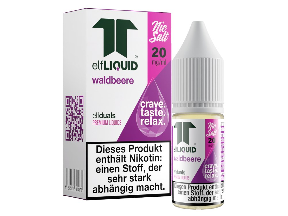 Elf-Liquid - Dual - Nikotinsalz Liquid 10 mg/ml - Waldbeere