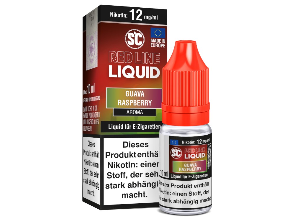 SC - Red Line Nikotin - Guava Raspberry - 12 mg/ml