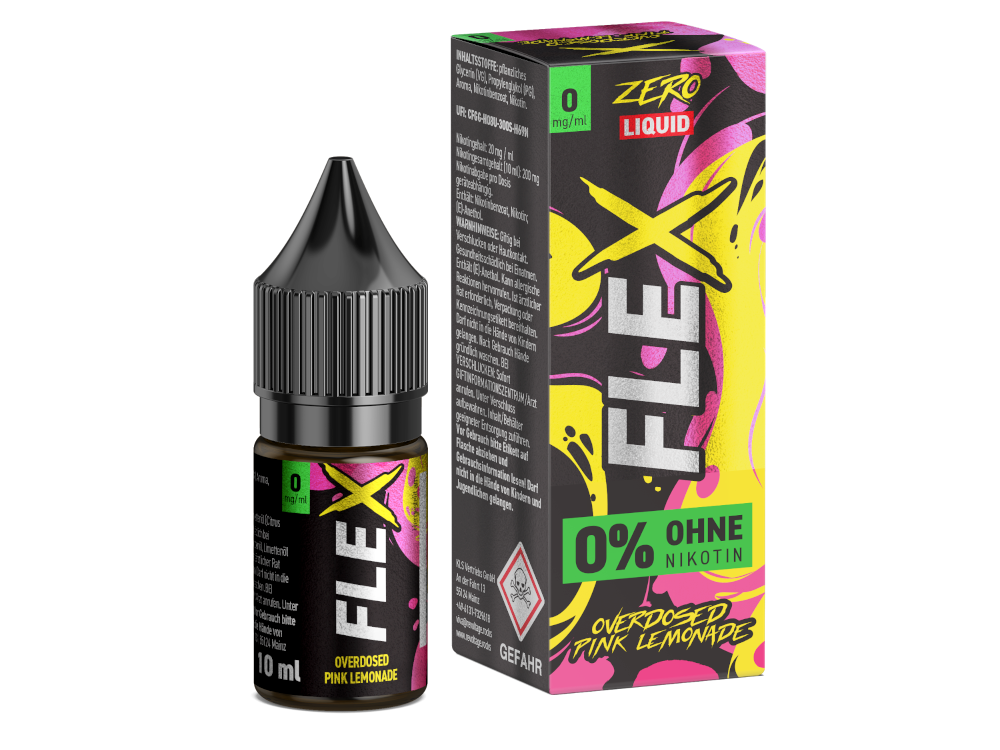 Revoltage - FLEX Nikotinsalz Liquid - Pink Lemonade - 0 mg/ml
