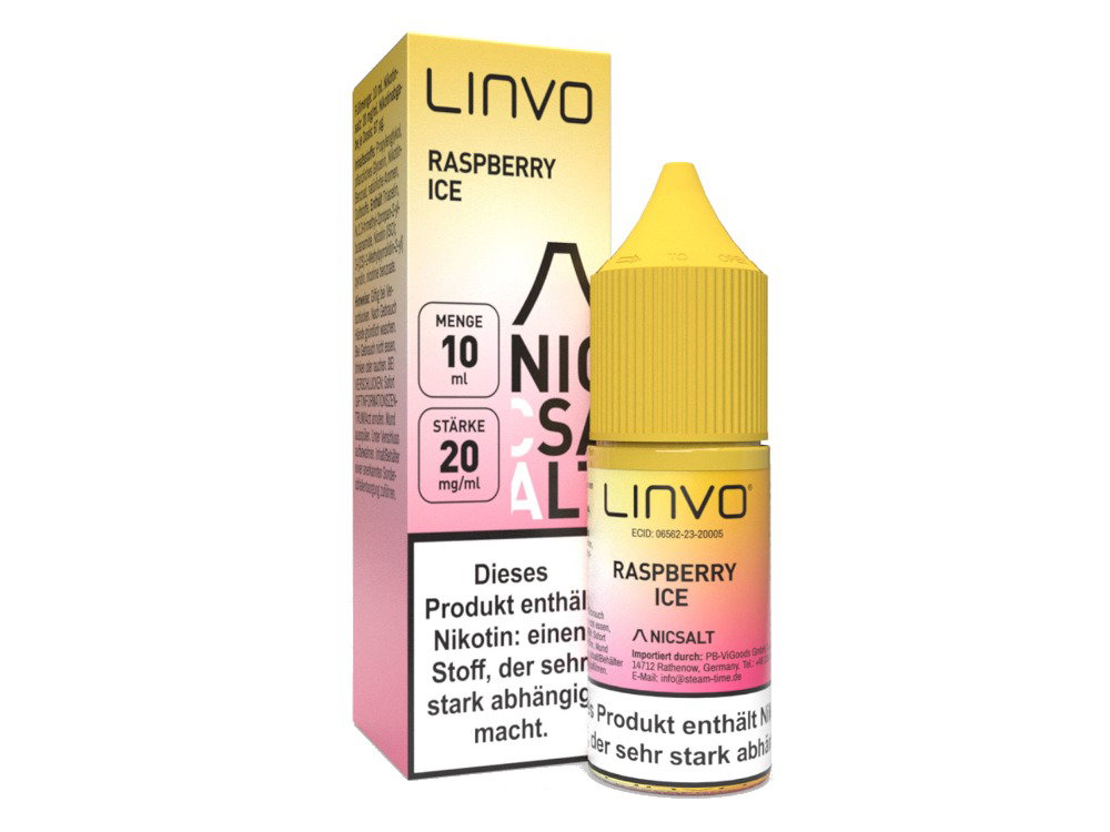 Linvo - Nikotinsalz Liquid - Raspberry Ice - 20 mg/ml