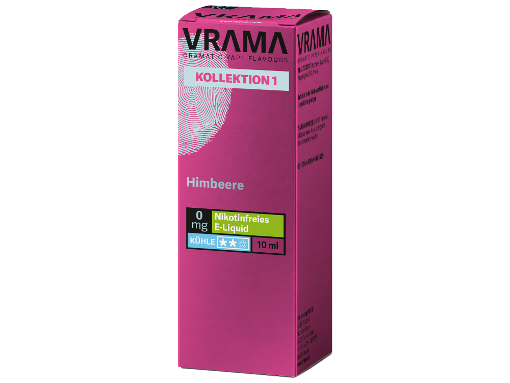 VRAMA - Kollektion 1 - Nikotinsalz Liquid - Himbeere