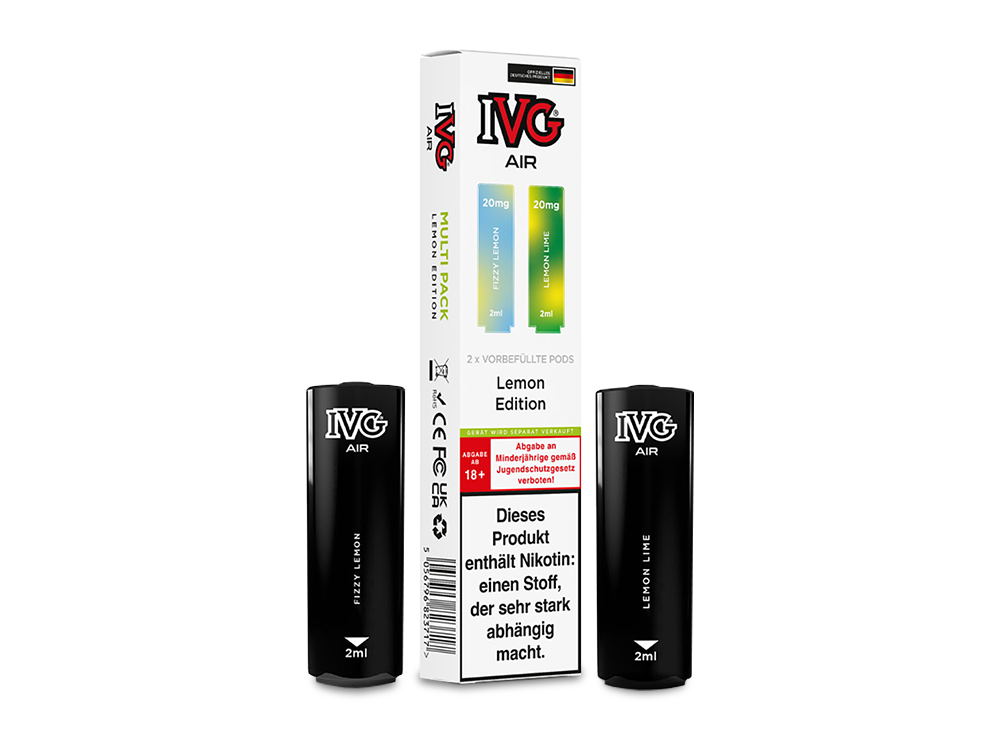 IVG AIR Pod Multi Flavour Edition - Prefilled - Lemon Edition - 20 mg/ml
