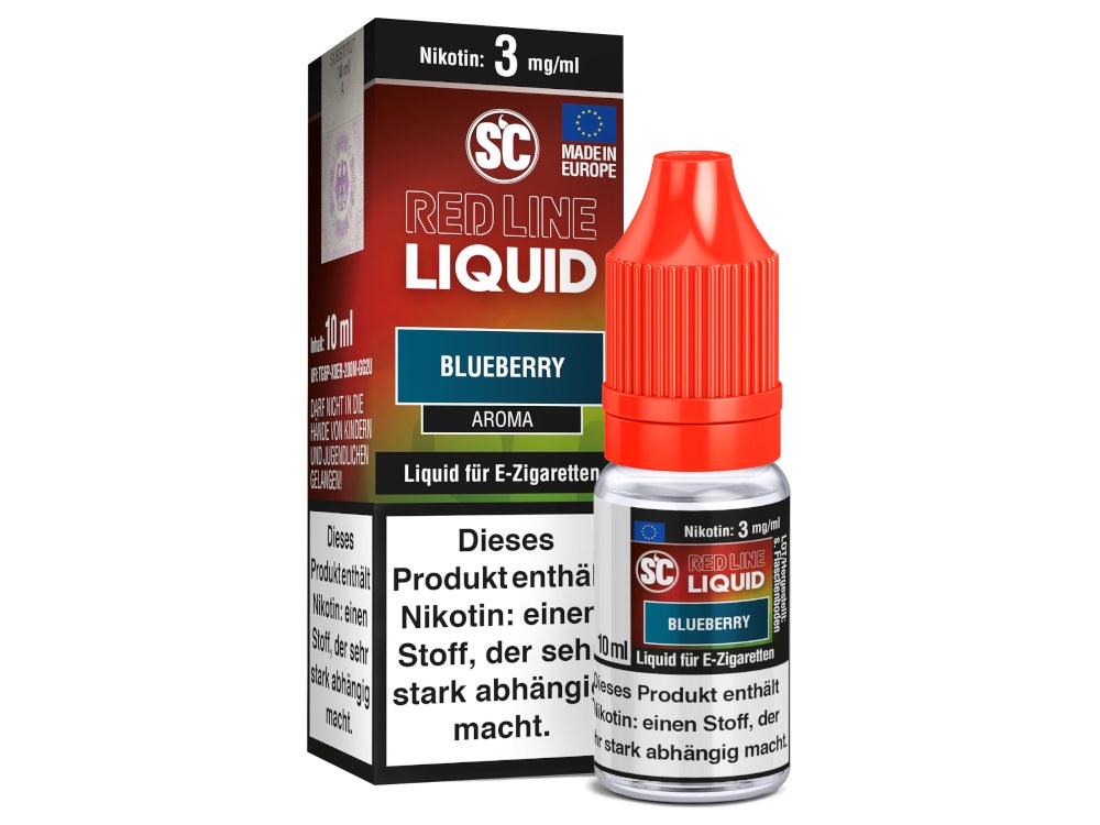 SC - Red Line Nikotin - Blueberry - 3 mg/ml