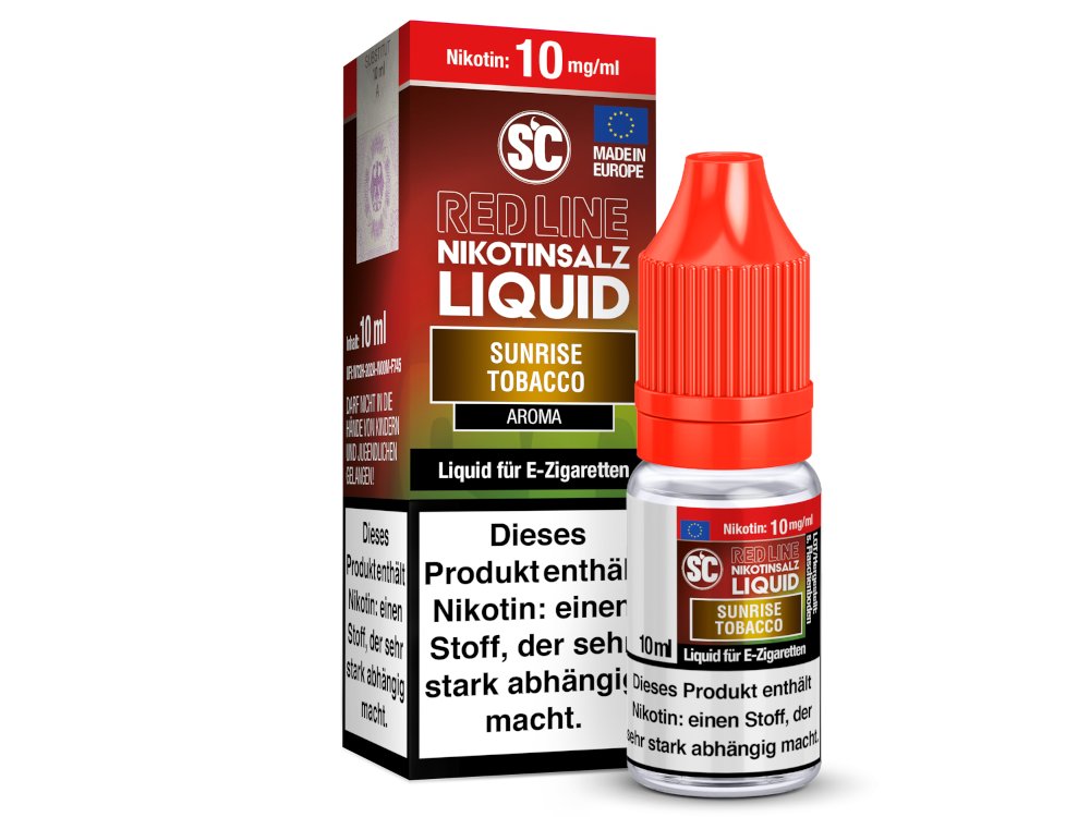 SC - Red Line - Sunrise Tobacco - Nikotinsalz Liquid - 10 mg/ml