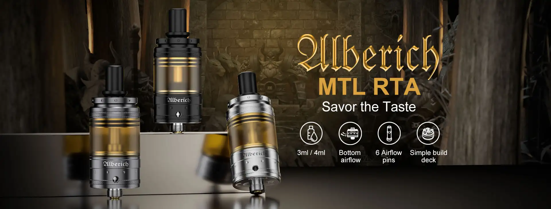 Vapefly Alberich MTL RTA - Produktbild
