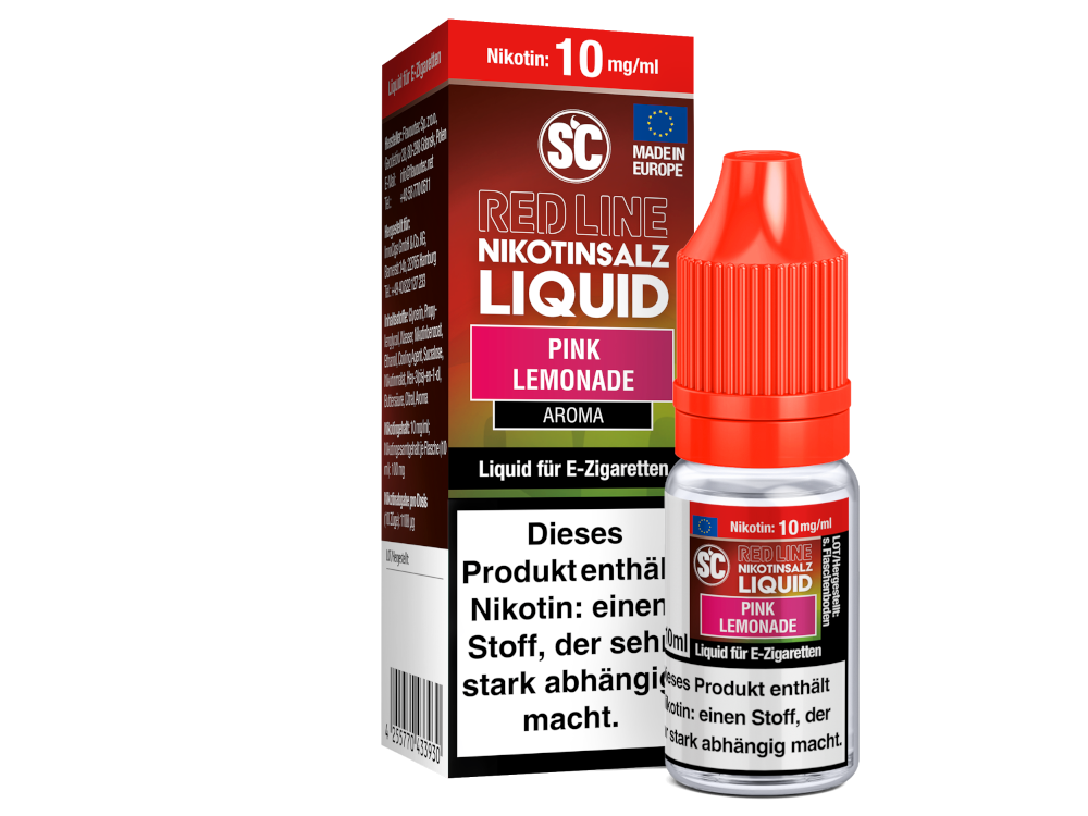 SC - Red Line - Pink Lemonade - Nikotinsalz Liquid - 10 mg/ml
