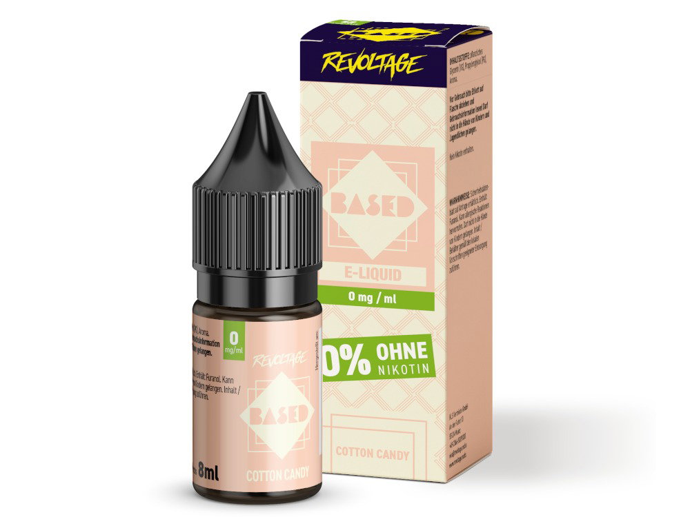 Revoltage - BASED - Hybrid Nikotinsalz Liquid - Cotton Candy - 0 mg/ml