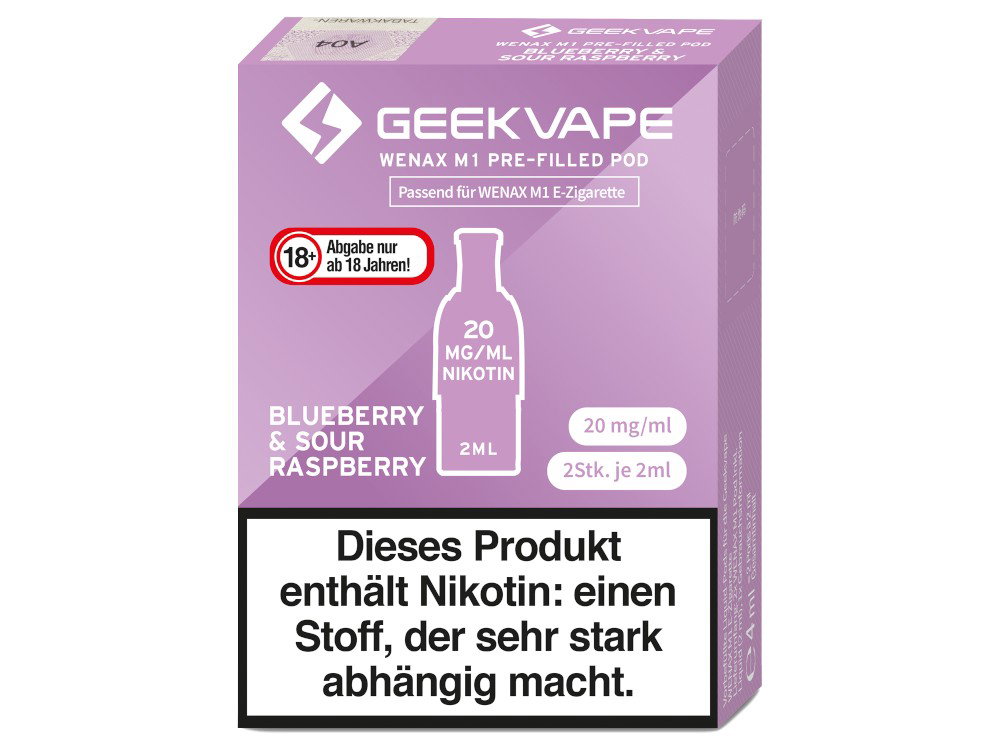 GeekVape - Wenax M1 Pod (2 Stück pro Packung)