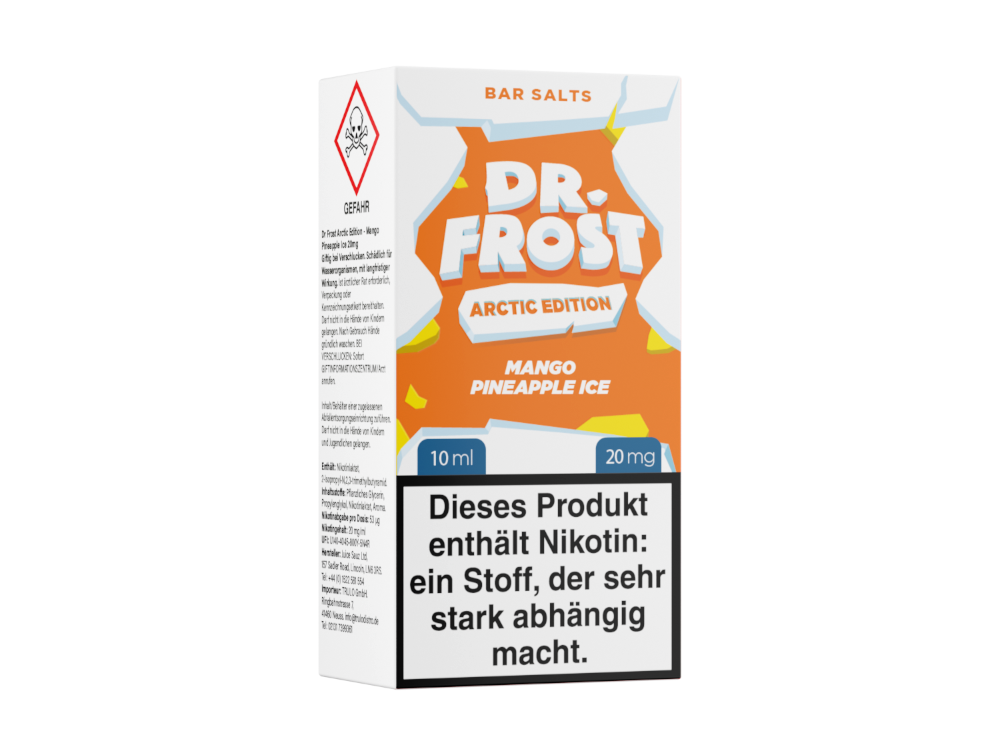 Dr. Frost - Arctic Edition - Nikotinsalz Liquid - Mango Pineapple Ice - 20 mg/ml
