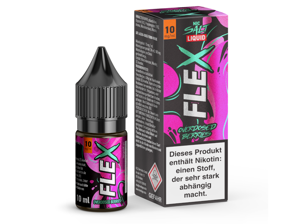 Revoltage - FLEX Nikotinsalz Liquid - Berries - 10 mg/ml