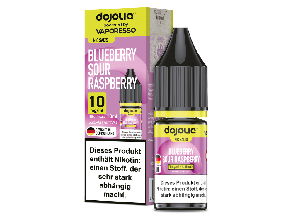 Dojoliq - Nikotinsalz Liquid  - Blueberry Sour Raspberry