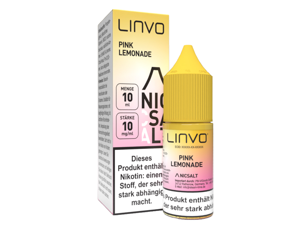 Linvo - Pink Lemonade - Nikotinsalz Liquid 10 mg/ml