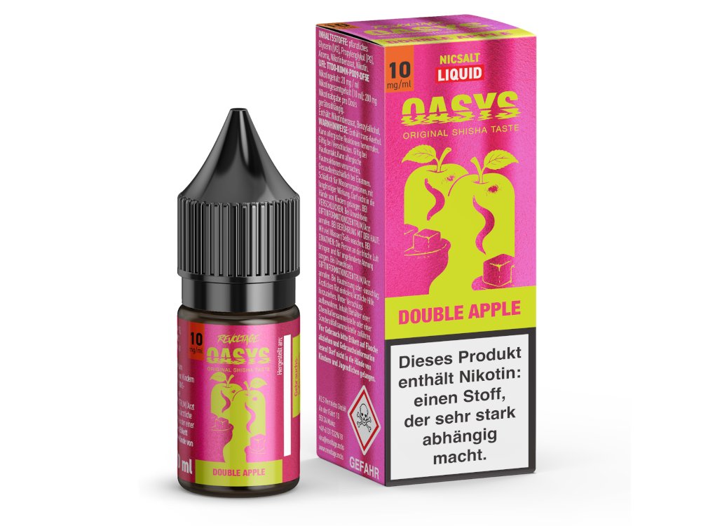 Revoltage OASYS - Hybrid Nikotinsalz Liquid - Double Apple - 10 mg/ml