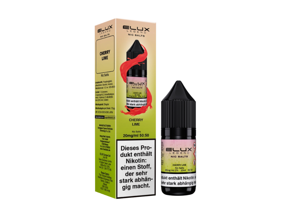 Elux - Nikotinsalz Liquid - Cherry Lime