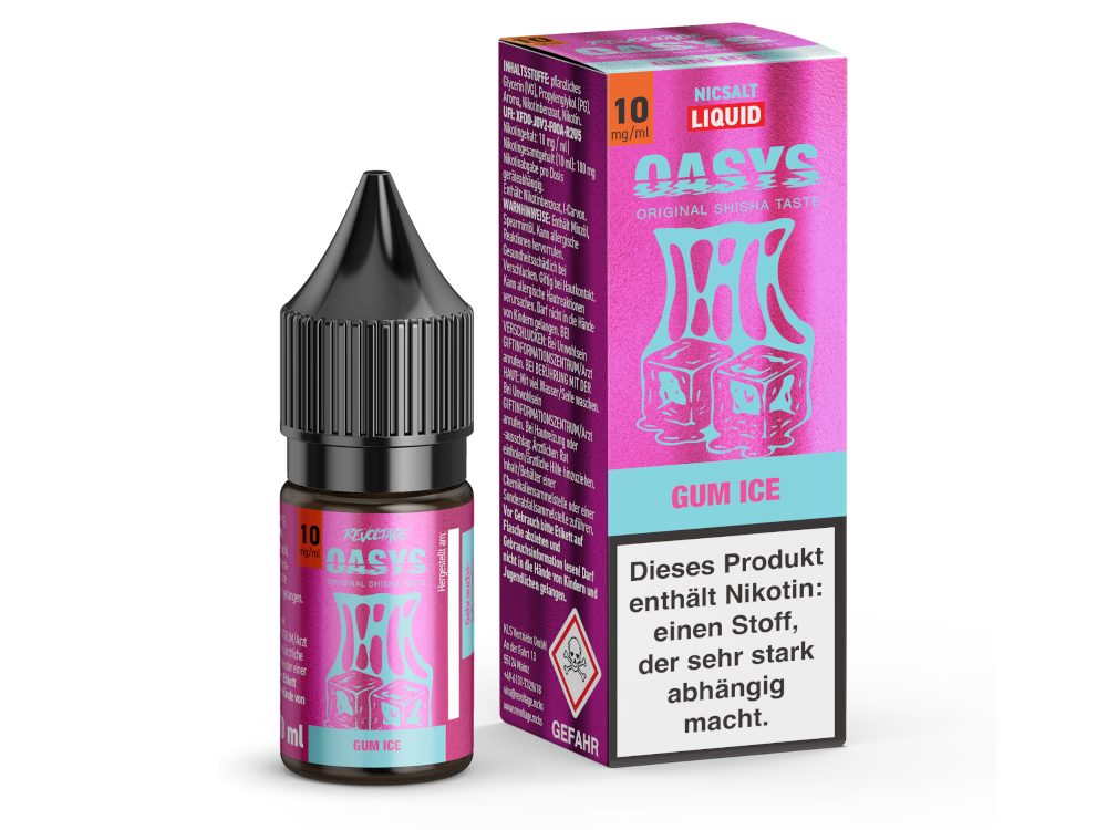 Revoltage OASYS - Hybrid Nikotinsalz Liquid - Gum Ice - 10 mg/ml